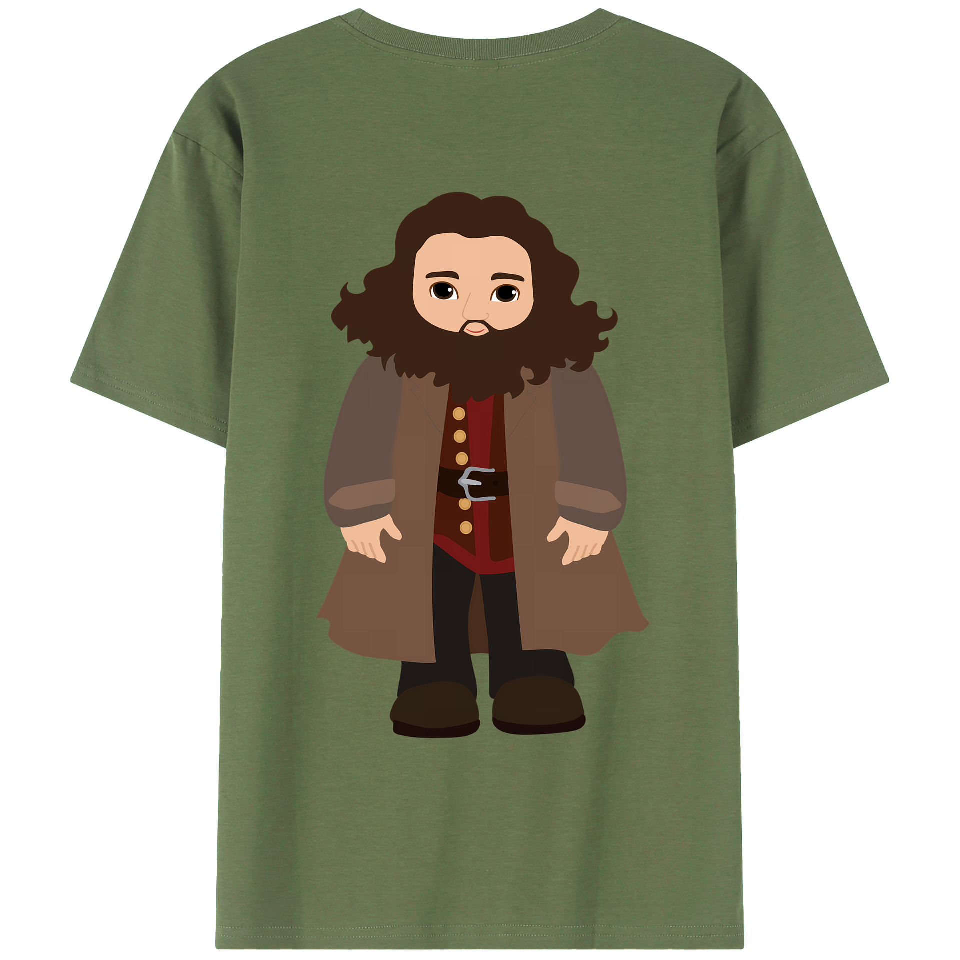 （画像用） Harry Potter ハリー・ポッターシリーズ 綿100％ メンズ半袖Tシャツ（バックプリント） 通気性